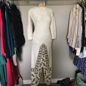 Vintage séquence evening gown